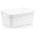 Корзина IDEA HOME 00616 Pyramid White б/кр. 10.8л (36x24x16 см) (00616 White) Корзина IDEA HOME 00616 Pyramid White б/кр. 10.8л (36x24x16 см) (00616 White)