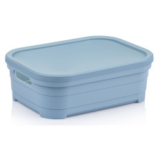 Корзина IDEA HOME 00637 Pyramid Blue з/кр. 2.8л (24x18,3x8.5 см) (00637 Blue)