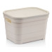 Корзина IDEA HOME 00639 Pyramid Bej з/кр. 5л (24x18x16.5 см) (00639 Bej)