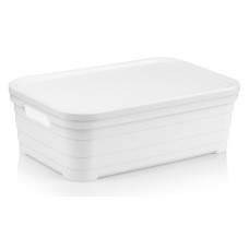 Корзина IDEA HOME 00642 Pyramid White з/кр. 8.2л (36x24x12.5 см) (00642 White)