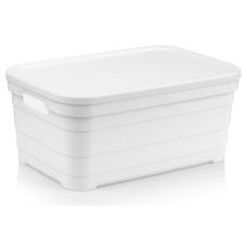 Корзина IDEA HOME 00643 Pyramid White з/кр. 10.8л (36x24x16.5 см) (00643 White)