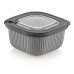 контейнер пл. IDEA HOME 00681 Line Box Gray/квадр.0.6л (00681 Gray) контейнер пл. IDEA HOME 00681 Line Box Gray/квадр.0.6л (00681 Gray)
