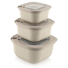 контейнер пл. IDEA HOME 00685 Line Box Bej/НАБ./квадр.0.6/1.1/1.8 (00685 Bej)