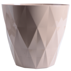 Горщик для квітів VIOLET HOUSE 0200 PRIZMA BEIGE з внут. зливом води 5 л. (0200 PRIZMA BEIGE д/квітів з внут. зливом вод)