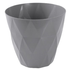 Горщик для квітів VIOLET HOUSE 0200 PRIZMA GREY з внут. зливом води 5 л. (0200 PRIZMA GREY д/квітів з внут. зливом води 5 л.)