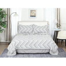 Комплект SOHO Комплект пост.білизни з легкою ковдрою Євро 200*220 Zigzag