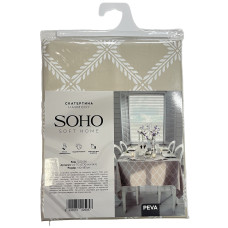 Кухонний текстиль SOHO Скатер. 140*180см PEVA Beige Harmony (HW1470) Кухонний текстиль SOHO Скатер. 140*180см PEVA Beige Harmony (HW1470)