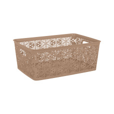 Корзина VIOLET HOUSE 0504 №4 Ажур CREAM б/кр. 14 л (0504 №4 Ажур CR б/кр. 14 л)
