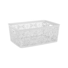 Корзина VIOLET HOUSE 0504 №4 Ажур WHITE б/кр. 14 л (0504 №4 Ажур W б/кр. 14 л)