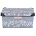 Корзина VIOLET HOUSE 0647 DECOR ANTRASIT FLOWER з/кр. 10 л (0647 DECOR ANTRASIT FLOWER с/кр. 10 л)