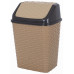 Корзина д/сміття VIOLET HOUSE 0752 Роттанг BEIGE з/кр 10 л (0752 Роттанг BEIGE с/к 10 л)