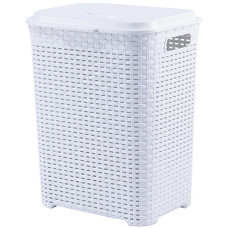 Корзина д/білизни VIOLET HOUSE 0778 Роттанг WHITE 45 л (0778 Роттанг WHITE 45 л)