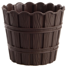 Горщик для квітів VIOLET HOUSE 1047 BAMBOO COFFEE із дренажем 5 л. (1047 BAMBOO COFFEE 5 л.)