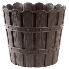Горщик для квітів VIOLET HOUSE 1048 BAMBOO BROWN д/квітів із дренажем 7 л. (1048 BAMBOO BROWN 7 л.)