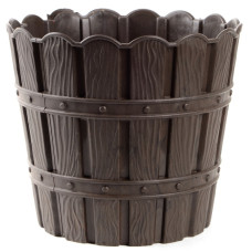 Горщик для квітів VIOLET HOUSE 1052 BAMBOO BROWN із дренажем 0.6 л. (1052 BAMBOO BROWN 0.6 л.)