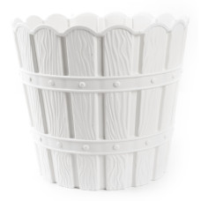 Горщик для квітів VIOLET HOUSE 1052 BAMBOO WHITE д/квітів із дренажем 0.6 л. (1052 BAMBOO WHITE 0.6 л.)