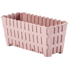 Горщик для квітів VIOLET HOUSE 1055 BAMBOO BALCONY PINK д/квітів із дренажем 30 см (1055 BAMBOO BALCONY PINK 30 см)