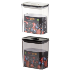 контейнер пл. HEREVIN Canister-Vacuum Lid-White-Black вакумна кр. 1.8 л (161184-000)