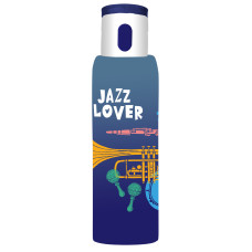 Пляшка д/води пл. HEREVIN з/кноп. Hanger-Jazz Lover 0.75 л д/спорту (161407-086)