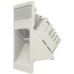 Модуль Euromod 50 х 25. 1xRJ45, M1 кутовий, UTP 5е, PowerCat, білий, MOLEX 