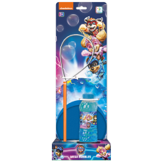 Бульбашки мильні Mega Bubbles з тарілкою Paw Patrol Могутні герої 450 мл