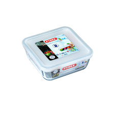 Форма с/к PYREX Cook&Freez з криш. склянна квадр. 15х15см (0.85л) (218P001/7946)