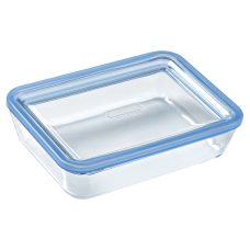 Форма с/к PYREX Pure Glass 0.8 л прямокут. 19x14x5см скл. кришка (241A000/8046)