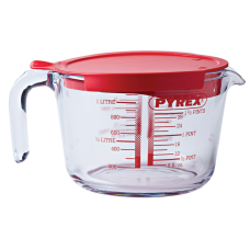 Мірн. кружка PYREX Classic кружка мірна 1.0л з кришкою (264P000/8446)