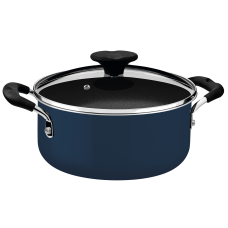 Каструля TRAMONTINA TUNIS з кришкою 2,9л (діам 20см) BLUE (28722/120)