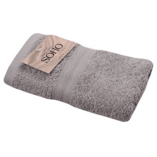 Текстиль банний SOHO Рушник 30*50 бавовна 100% Abba Grey