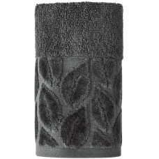 Текстиль банний SOHO Рушник 30*50 бавовна 100% Leaves Dark Gray