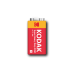 Батарейка KODAK EXTRA HEAVY DUTY 6F22 1 шт. коробка