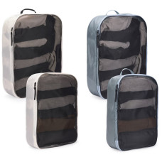 Дорожні сумки і рюкзаки THULE Packing Cube Family Set - TPCS-205 (Pond Gray/White)