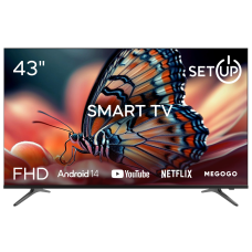 Телевізор SetUP 43FSF30 рідкокристалічний Телевізор SetUP 43FSF30 рідкокристалічний
