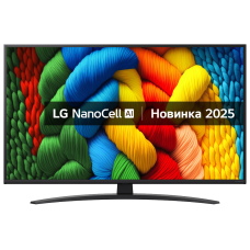 Телевізор LG 43NANO81A6A рідкокристалічний