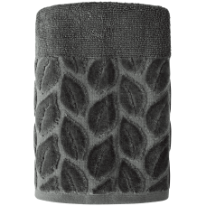 Текстиль банний SOHO Рушник 50*90 бавовна 100% Leaves Dark Gray