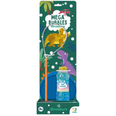 Бульбашки мильні Mega Bubbles з тарілкою. Динозаври 450 мл