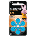 Батарейка DURACELL HA 675 уп. 6 шт.