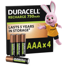 Акумулятор DURACELL HR03 (AAA) 750mAh уп. 4 шт