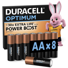 Батарейка DURACELL LR06 KPD 08*10 Optimum уп. 1x8 шт.