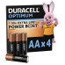 Батарейка DURACELL LR06 KPD 04*10 Optimum уп. 1x4 шт.