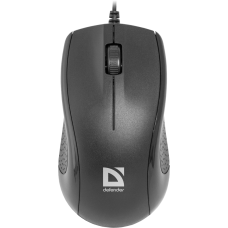 Миша DEFENDER Optimum MB-160 USB (чорна),1000 dpi, 3 кнопки