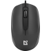 Миша DEFENDER (52507) Alpha MB-507, тиха, 1,8м, чорний