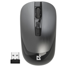 Миша DEFENDER (52993) Wave MM-995, 4D, 800-1600dpi, GRAY, wireless, silent Миша DEFENDER (52993) Wave MM-995, 4D, 800-1600dpi, GRAY, wireless, silent