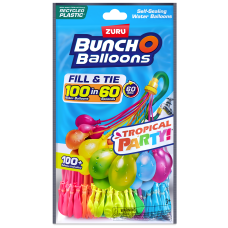 Ігровий набір BUNCH O BALLOONS Водні кульки Тропік 100шт/уп, в асортименті