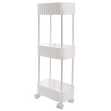 Етажерка VIOLET HOUSE 6020 Honeycomb 3 пол. WHITE 17*27*73 см (6020 Honeycomb 3 пол. WHITE 17*27*73 см)