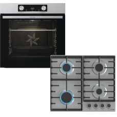 вбуд. компл. GORENJE BUILT IN SET духова шафа BO6737E02XK + вар. поверхня G642ABX