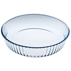 Форма с/к O CUISINE форма скляна кругл 26см (2.1л) рифл високий борт (818BC00/2046)