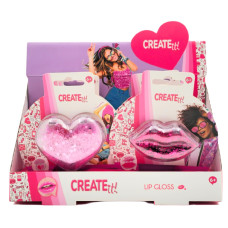 Блиск для губ Блискуче Конфеті CREATE IT! в асортименті