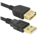 Кабель DEFENDER USB02-06PRO USB2.0 AM-AF 1.8м, 2фер, blister